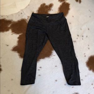 Grey and black avia leggings